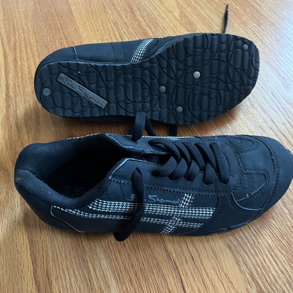 NewBEN SHERMAN “Stevie” Low-Top Lace-Up Leather Black Sneakers Mens Size 7.5 - Picture 5 of 6